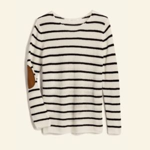 August Mist Honey Punch striped pullover Large
